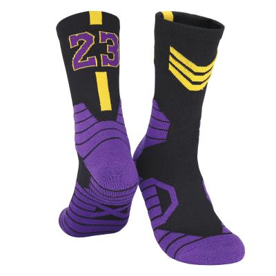 China Breathable 2021 Basketball Celtics Warriors Bulls James Kobe Jordan Crew Sport Socks for sale