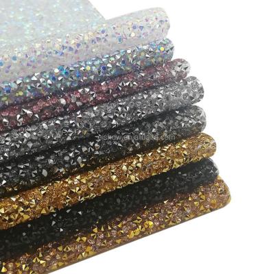 China Pointback Crystal Meshe Rhinestone Sheets Iron On Price Per 1 Sheet Stone Size SS6/2MM Hot Fix Sheet for sale