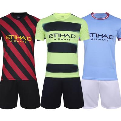 China Shirts & Custom 2223 Wholesale Custom 2223 Tops Wholesale Custom 2223 Thailand Manchesters City Manchesters City Club HAALAND Football Shirts Football Shirts Soccer Wear Mens Kist Set for sale