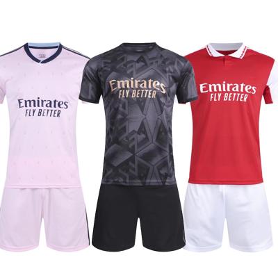 China Shirts & Wholesale custom 2223 thailand arsenals football singlet club football shirts men kids kids kist set SMITH ROWE soccer wear tops for sale