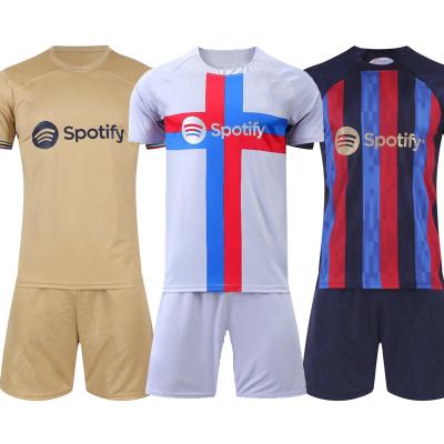 China Shirts & Wholesale custom 2223 Thailand Barcelons soccer singlet club football shirts PEDRI LEWANDOWSKI football wear men kids kist set for sale