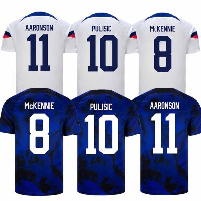 China Shirts & Tops Hot Sale 2022 USA Soccer Jerseys America World Cup Soccer Shirt USA MEN PULISIC DEST MCKENNIE KIDS SETS KITS for sale