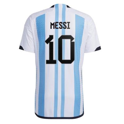 China Shirts & Tops 2022 hot sale DYBALA DI MARIA soccer shirt MESSI Soccer Jersey World Cup Thailand Argentina soccer jersey men kids for sale