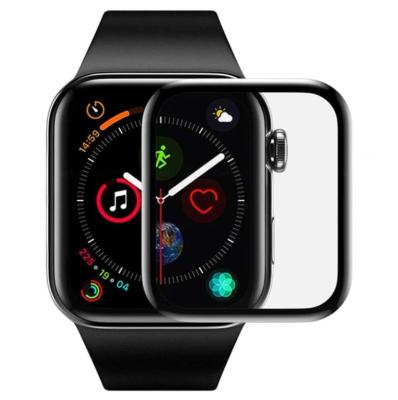 China Smart Watch 3D Curved Full Glue Tempered Glass Screen Protector For Apple Watch 45mm 44mm 40mm 41mm 42mm 38mm for sale