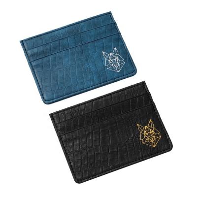 China Normcore / Minimalist Custom Color Saffiano Leather Slim Card Holder Credit Card Holder Wallet for sale