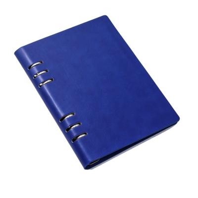 China Hardcover factory hot sale business hardcover a5 simple notebook loose leaf pu leather notebook for sale