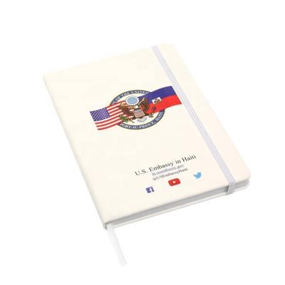 China Custom High Quality Leather Cover Sales Hardcover Book Sublimation Diary Minimalist Handmade Diary Notebook With Elastic Band a5 for sale