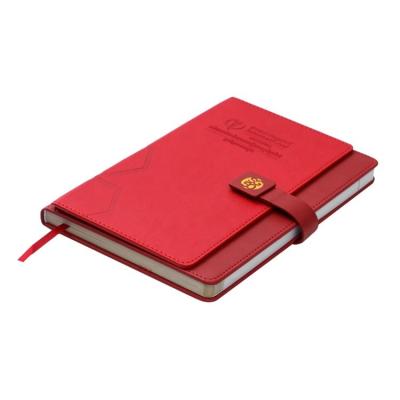 China Hardcover Book Style High Quality Minimalist New Pattern Cover Genuine Leather Notebook for sale