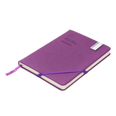 China Hardcover Advertising notebook pu leather notebook dot promotional notebook with usb for sale