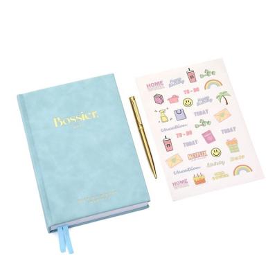 China New style hot business gift beautiful new style hardcover notebook factory sale notebook gift diary customization for sale