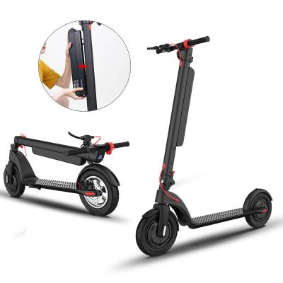 China Unisex EU warehouse delivery CE fast scooter 10inch tires high speed motor 350W city scooter 36V LED display electric scooter for sale