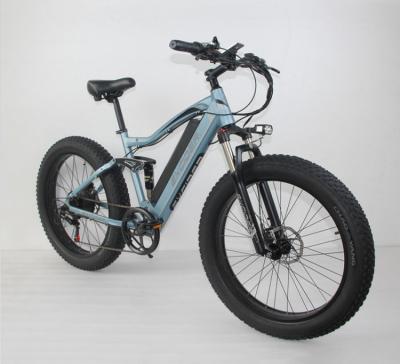 China Full suspension 1000W motor high quality high performance ebike CE aluminum alloy 48V 16AH lithium battery electric mountain bike for sale