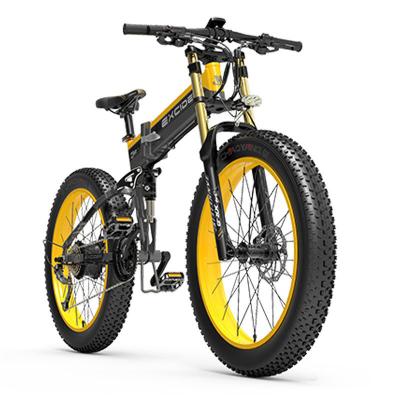 China Best Sales Aluminum Alloy Disc Brake Hydraulic Folding Electric Bike 1000W60KM Big Mileage Electric Bicycle All Terrain Folding Electric Bicycle Tire for sale