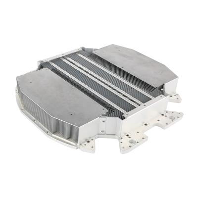 China Custom Radiator Radiator Housing Brake Pads With Aluminum Radiator Processing Aluminum Round Radiator Fan for sale