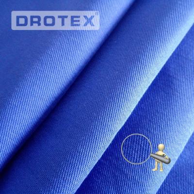 China Flame Retardant Chemical Treated Anti Static Anti Flame CVC 20*16 Fabric For Petroleum Suit for sale