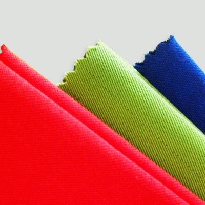 China Antistatic 7oz inherently flame retardant fluorescent yellow modacrylic cotton blend fabric for flame retardant clothing for sale