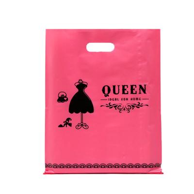 China Factory Direct Wholesale Die Cut Plastic Handle Bag Recyclable For Gifts for sale