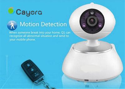 China SD Card Storage Wireless IP Security  Camera Email Alarm Remote Pan / Tilt  Control for sale