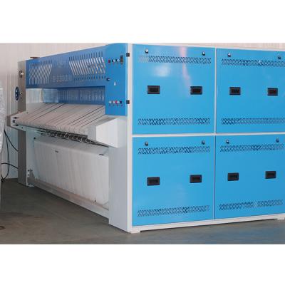 China Stainless Steel Industrial Textile Ironing Machine with Ironing Speed of 0-25m/min for sale