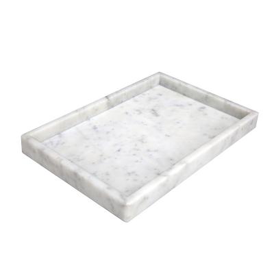 China Marble Good Quality Wholesale Fast Shipping Creative Rectangular INS Dinner Tray Toilet Tray KitchenAccessories Hotel Guest Room Supply Hotel Guest Tray Rectangular Decoration for sale