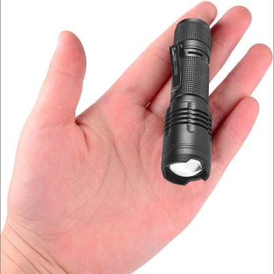 China Camper Mini Ultra Bright Aluminum Alloy Kids Portable Lightweight Zoomable USB Rechargeable Flashlights for sale