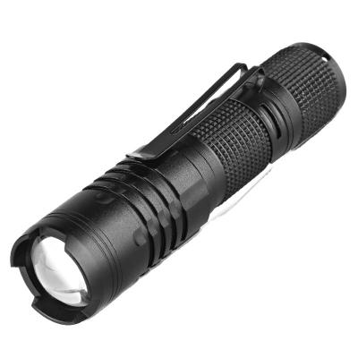 China Camping 1xAA Batteries 100 Lumens Portable Zoom LED Tactical Flashlight 2 Modes for sale