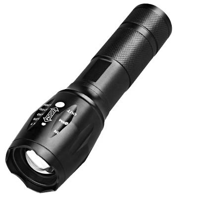 China Outdoor Camping Hiking Walking USB Charging 3 Mode Zoom Tactical Fires Rechargeable Led Flashlight for sale