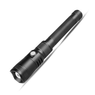 China 3000 Lumens USB Rechargeable Zoom High Power Emergency Led Flashlights With Power Bank Tactical Led Torch Light for sale