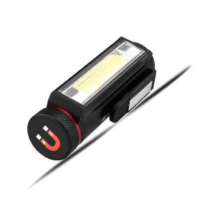 China Outdoor Activity 3AAA Batteries High Power Work Light LED Portable Magnetic Flashlight Torch for sale