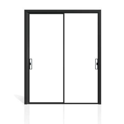 China Sound Insulation Sliding Door Modern Housing Sliding Door Aluminum Glass Hanging System for sale