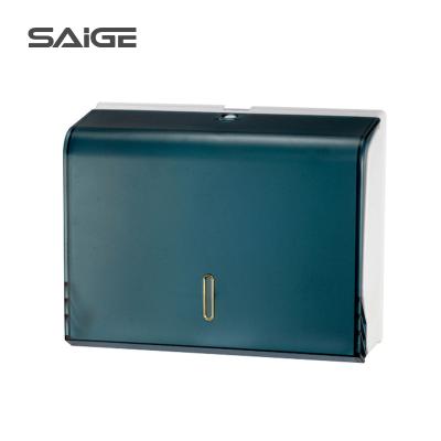 China Modern Wall Mounted Plastic Tissue Box Toilet Paper Holder Paper Towel Dispenser for sale