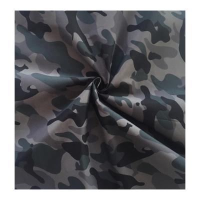 China 50D 140GSM anti-static knit backing 3 layers breathable windproof roll waterproof camouflage tpu coated polyester fabric for sale