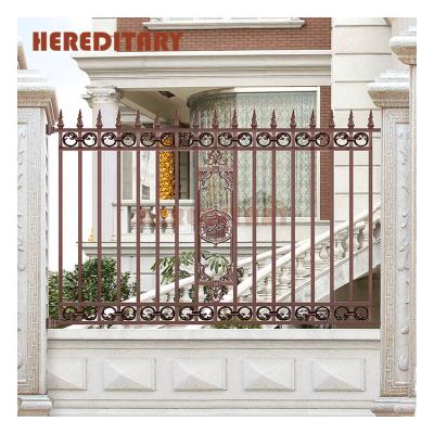 China Easily Compiled Outdoor Balcony Guardrail Grill Design / Aluminum Garden Fence System for sale