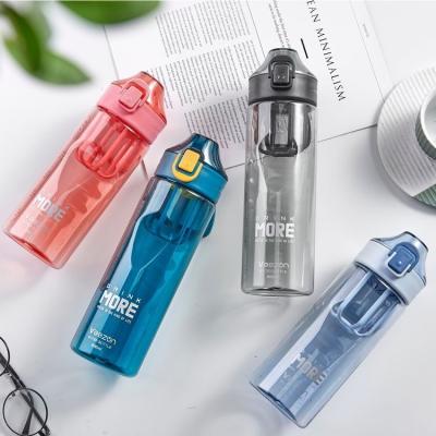 China 2022 Gym Logo Custom Sports Water Bottle BPA Free High Quality Plastic Fruit Infuser Shaker Bottle for sale