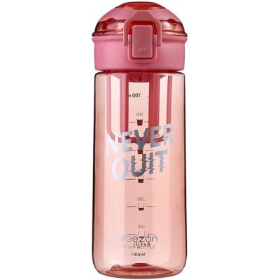 China PORTABLE New Design Water Bottle 800ml Fruit Plastic Drinking Water Bottle for sale