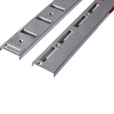 China Yixiu whosale chrome plated 15*75mm AA column retail store strut channel A-104-2 for sale