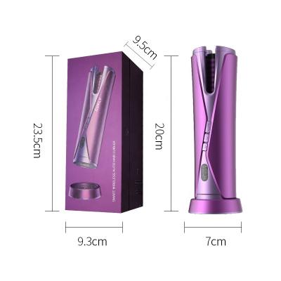 China LCD Temperature Display Amazon Hot Sale Customized Colors Wholesale Hot Automatic Wireless Hair Curler New for sale