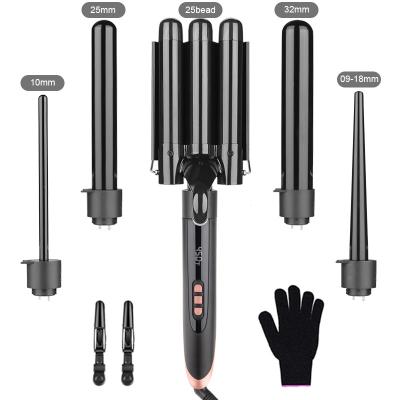 China Wave Hair Curling Wet Micro Curly Ceramic Hair Curler Curling Wand Shape Curve Link Hair Curlers Hair Equipment Price China Type Silver Soft Steam for sale