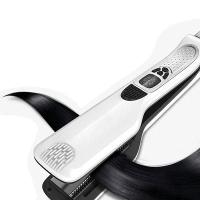 China LCD Temperature Display Steam Can Be Customized Hair Straightener Flat Iron For Straight Hair And Curly Hair Led Display for sale