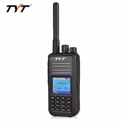 China High Quality Tyt Md-380 Dmr UHF VHF Gps Transceiver / Motorcycle Trbo Ham Two Way Radio Handheld Compatible With Mototrbo Digital 2000 mAh UV for sale