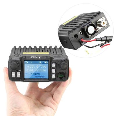 China Mobile Car Radio QYT KT-7900D Quad Band 136-174/220-270/350-390/400-480MHz 25W 200 Channels Colorful Screen Mini Mobile FM Radio With Cable CBs for sale