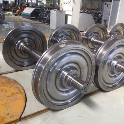 China High Quality ER7 BA319 920MM Monobloc Wheelset For Railway Wagon for sale