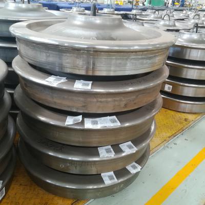 China Machinery Repairs Workshop 880mm Best Selling Forged Railway Wheels, Model Railway Wheels Trains Steam Locomotive for sale