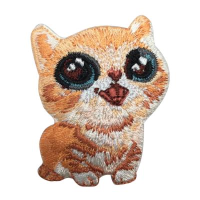 China Viable Wholesale Cheap Fashion Woven Embroidered Badges Iron On Woven Patches Custom Embroidery for sale