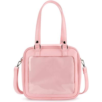 China Daily Used PU Leather Casual Unisex Waterproof Cross - Body School Bag Pin Display Custom Ita Bag for sale