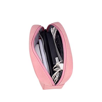 China Polyester Double Layers Travel Instrument Organizer Accessories Cable Electronics Storage Bags for sale