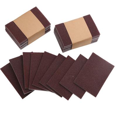 China Emery Cleaning Cloth Bathroom Kitchen Tableware Sustainable Lazy 9*13.5CM Pots Rust Cleaning Sponge for sale