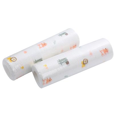 China Viable Made In China Cheap Wet And Dry Disposable Tableware Roll Non Woven Kitchen Cleaning Cloth for sale