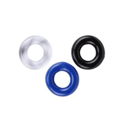 China Pack Of 3 Sexual Tool Orgasmic Erection Silicone Cock Ring For Men for sale