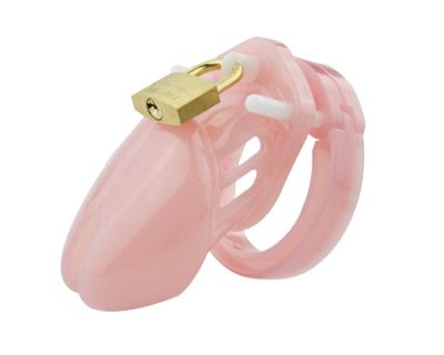 China 70mm Plastic Chastity O Ring Vibrator Alternative Toys Transparent Black Flesh for sale